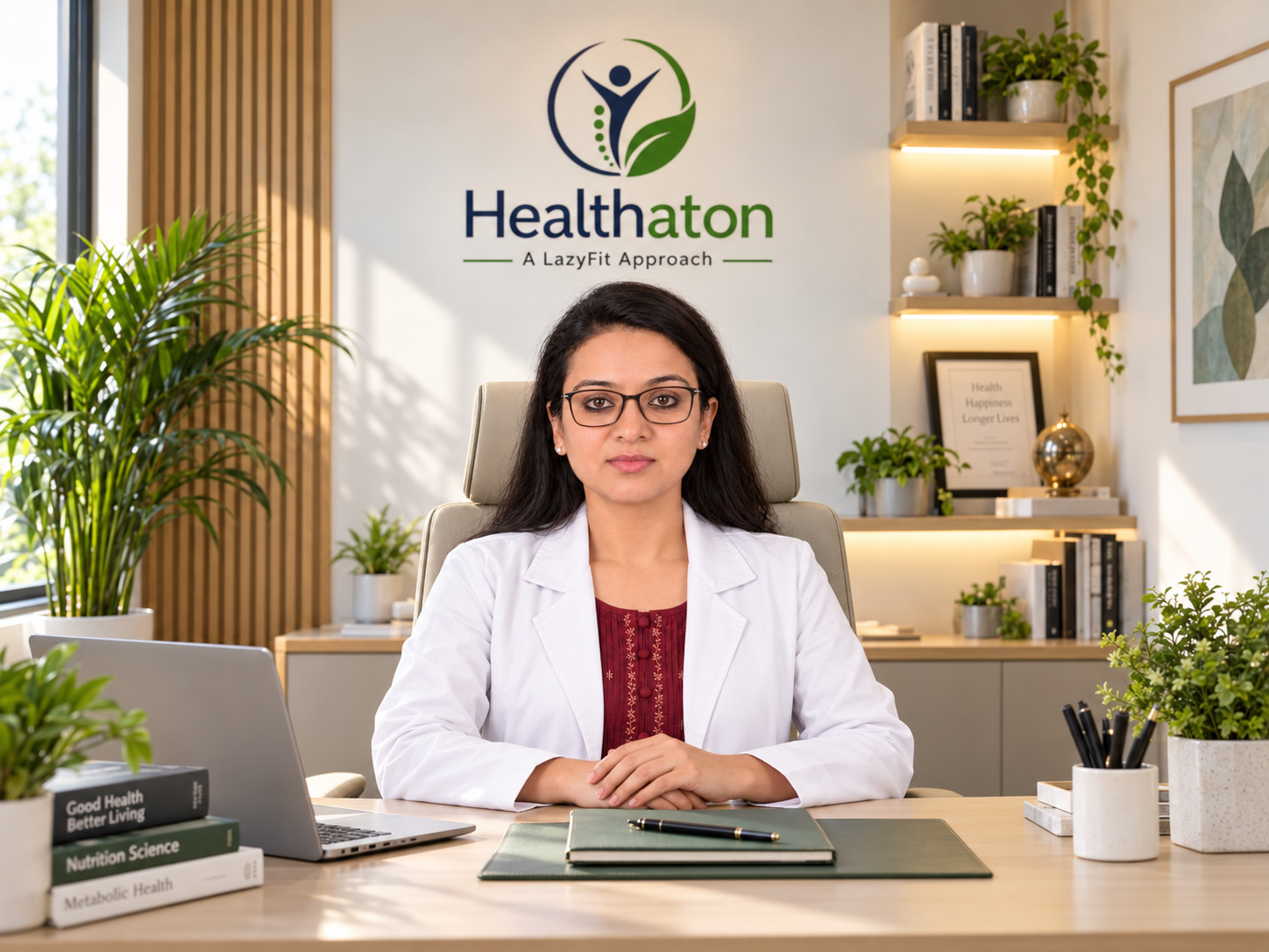 Dr. Ankita Sahay standing in Healthaton clinic office